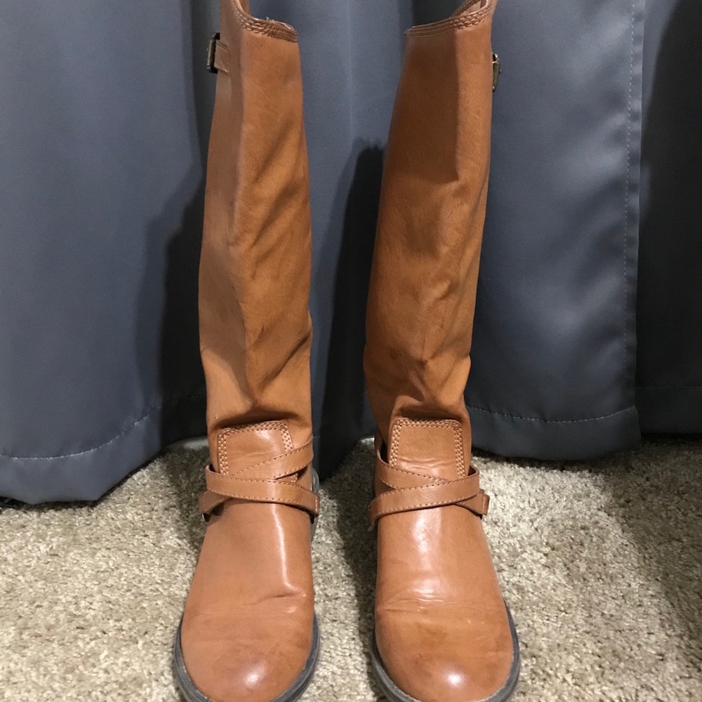 COPY - Women’s Brown Leather Riding Boots